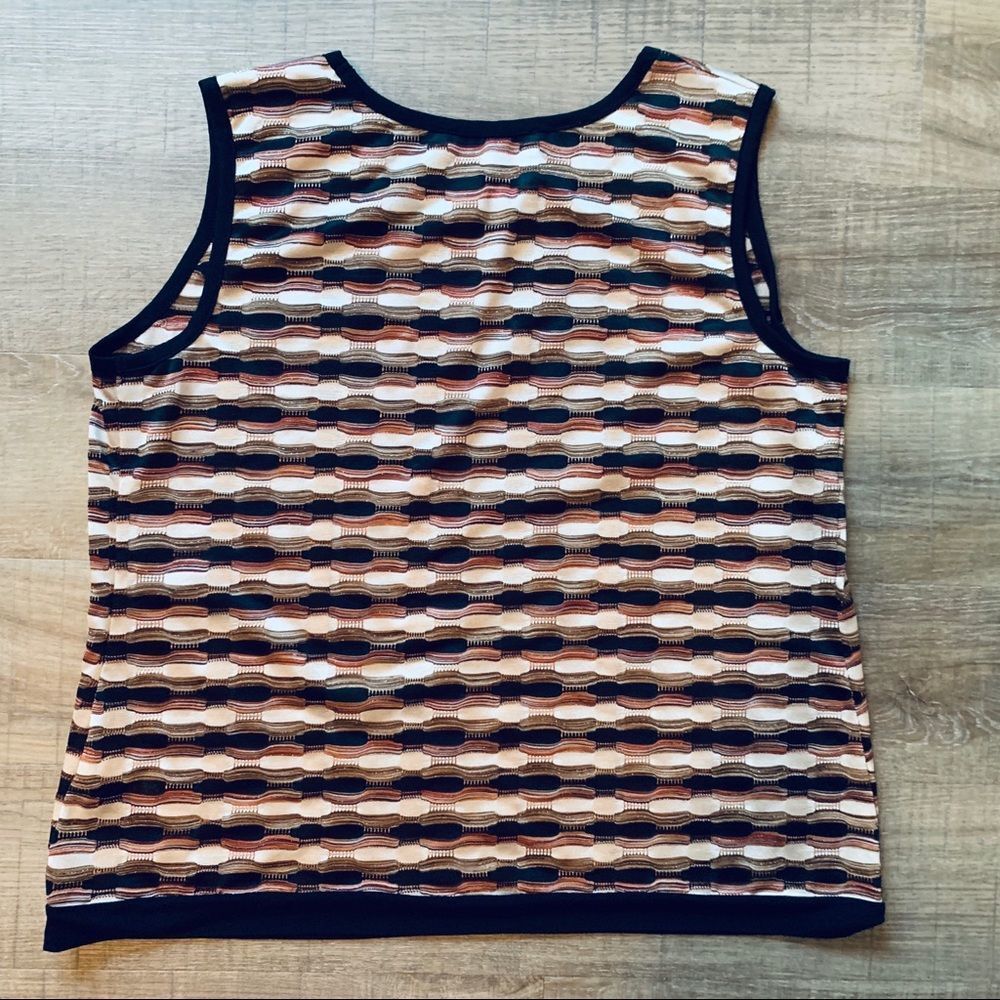 KASPER Separates Multicolor Sleeveless Sweater Knit Top 1X - Picture 15 of 16